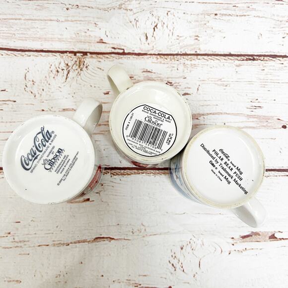 COCA COLA Vintage Y2K 2000 Coffee Tea Mugs - Picture 9 of 9